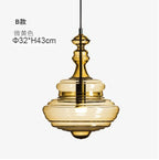Hand-blown glass creative hanging lamp