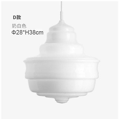 Hand-blown glass creative hanging lamp
