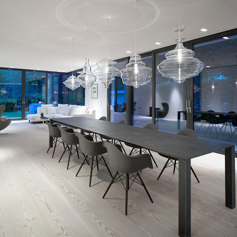 Hand-blown glass creative hanging lamp