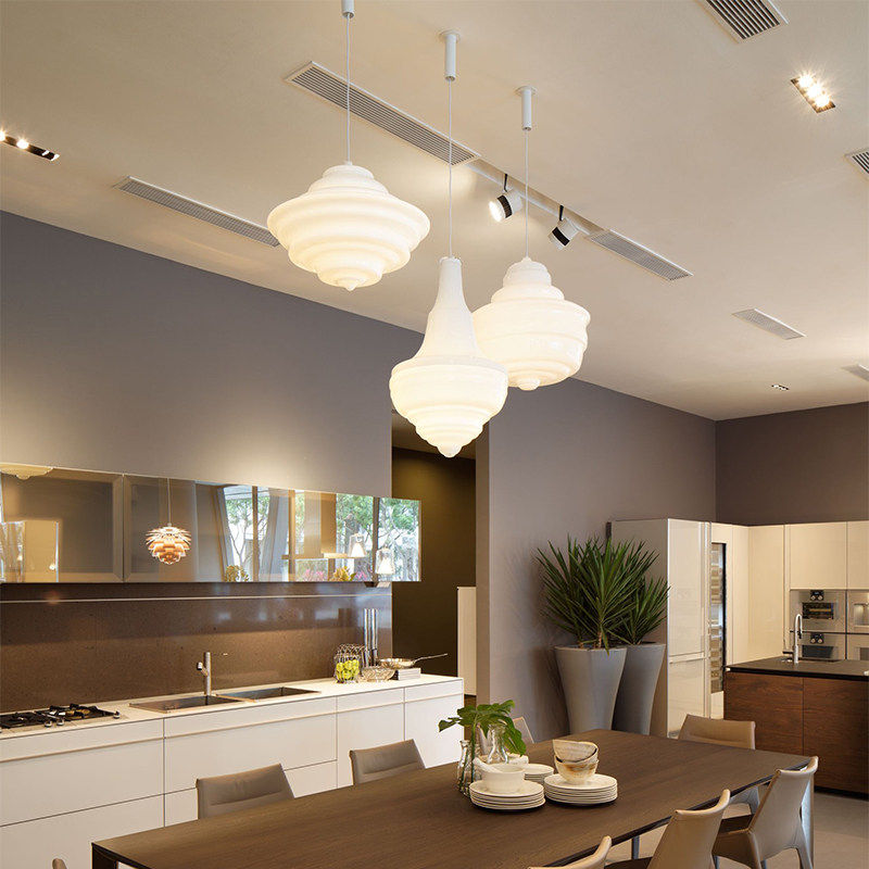 Hand-blown glass creative hanging lamp