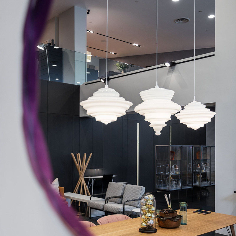 Hand-blown glass creative hanging lamp