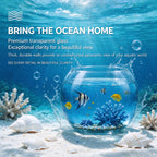 Thickened Glass Globe-Shaped Transparent Fish Bowl Home Decor