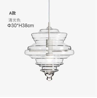 Hand-blown glass creative hanging lamp