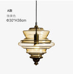 Hand-blown glass creative hanging lamp