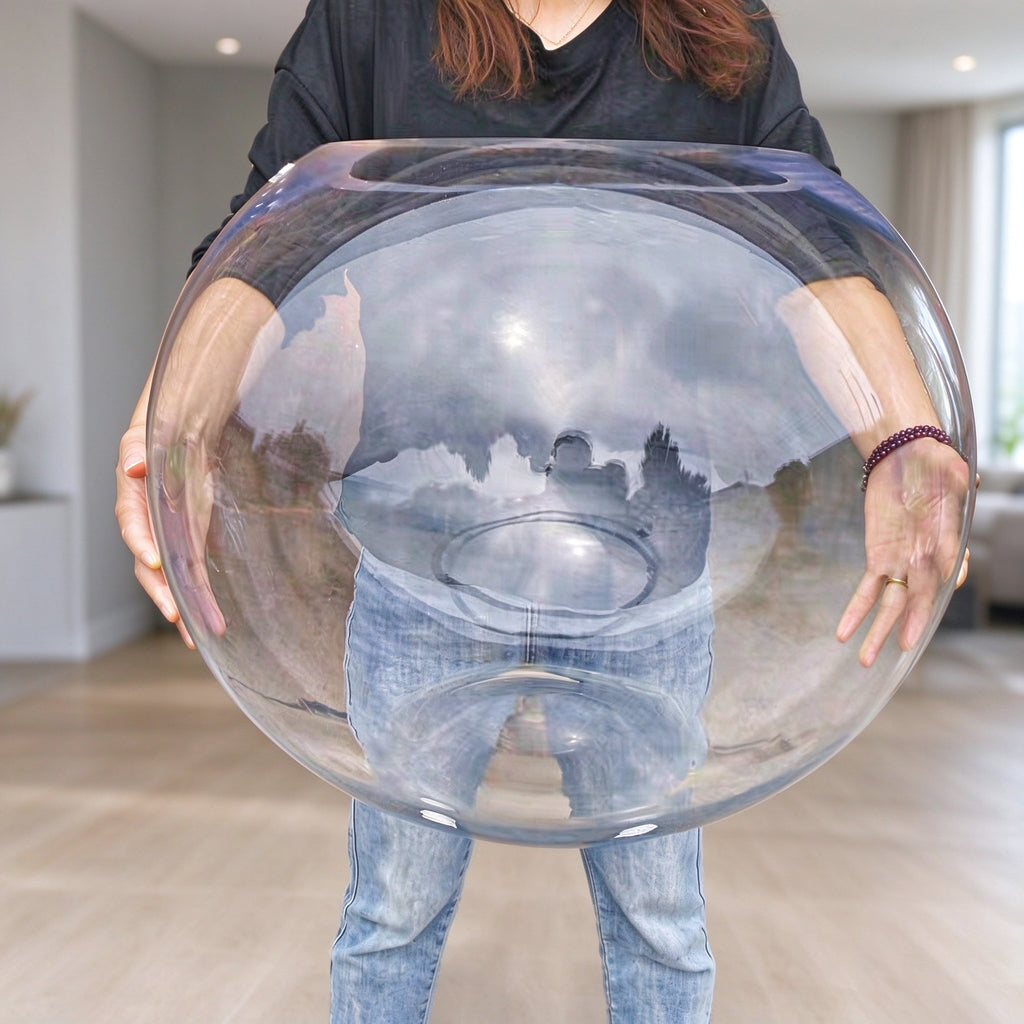 Thickened Glass Globe-Shaped Transparent Fish Bowl Home Decor